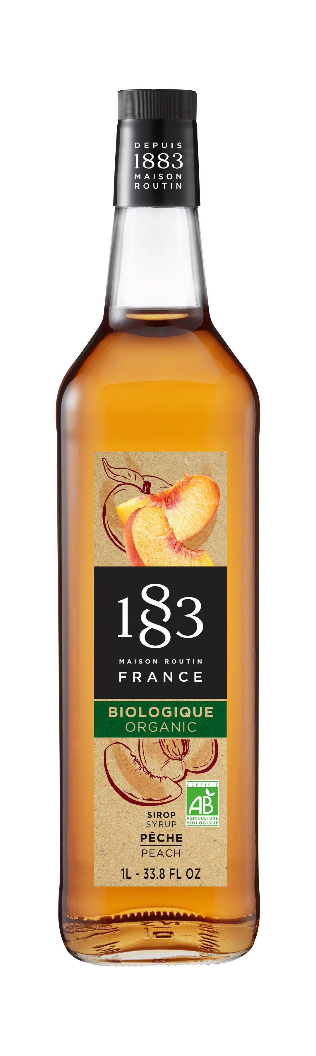 Peach Organic 1L Syrup - 1883