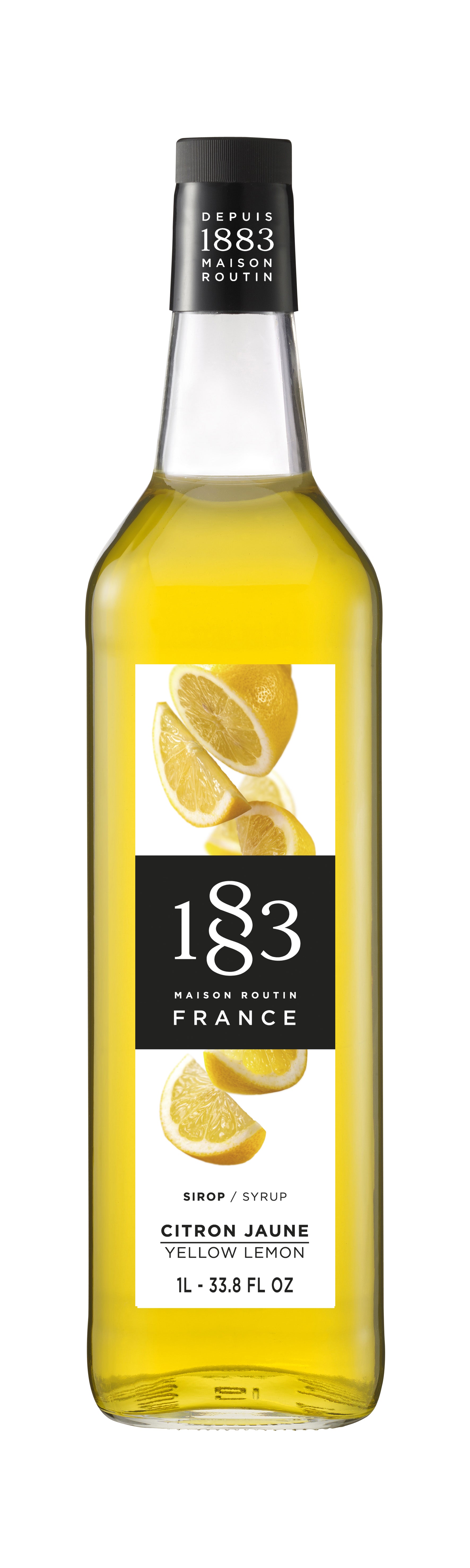 Yellow Lemon 1L Syrup - 1883 – Finest Drinks